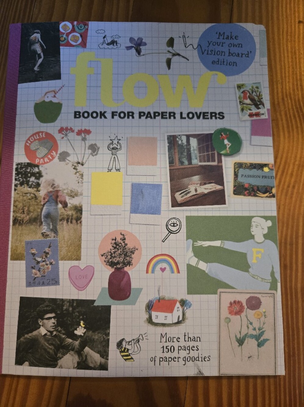 Flow Book for Paper Lovers - Pink & Yellow Cover